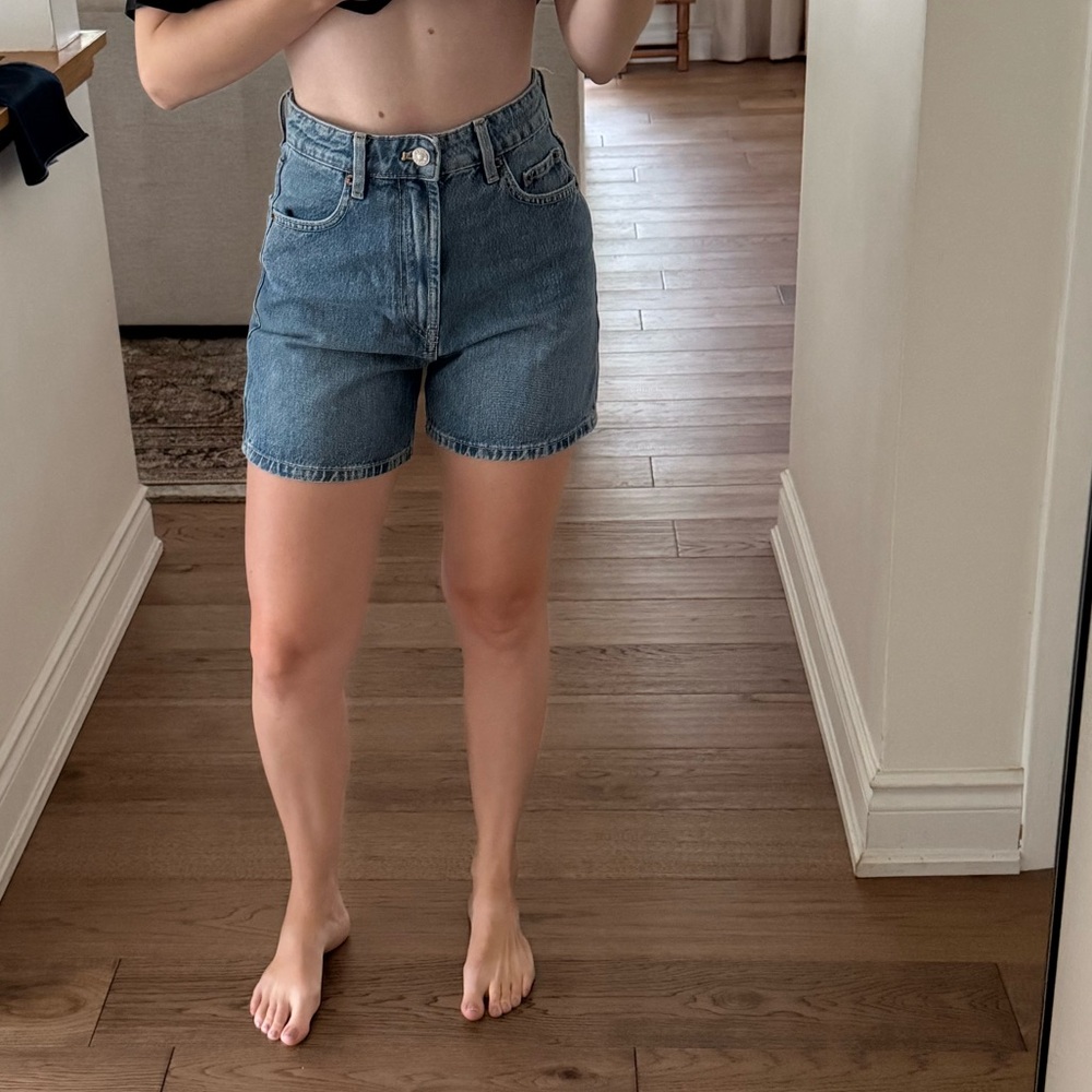 Zara Blue Denim Shorts